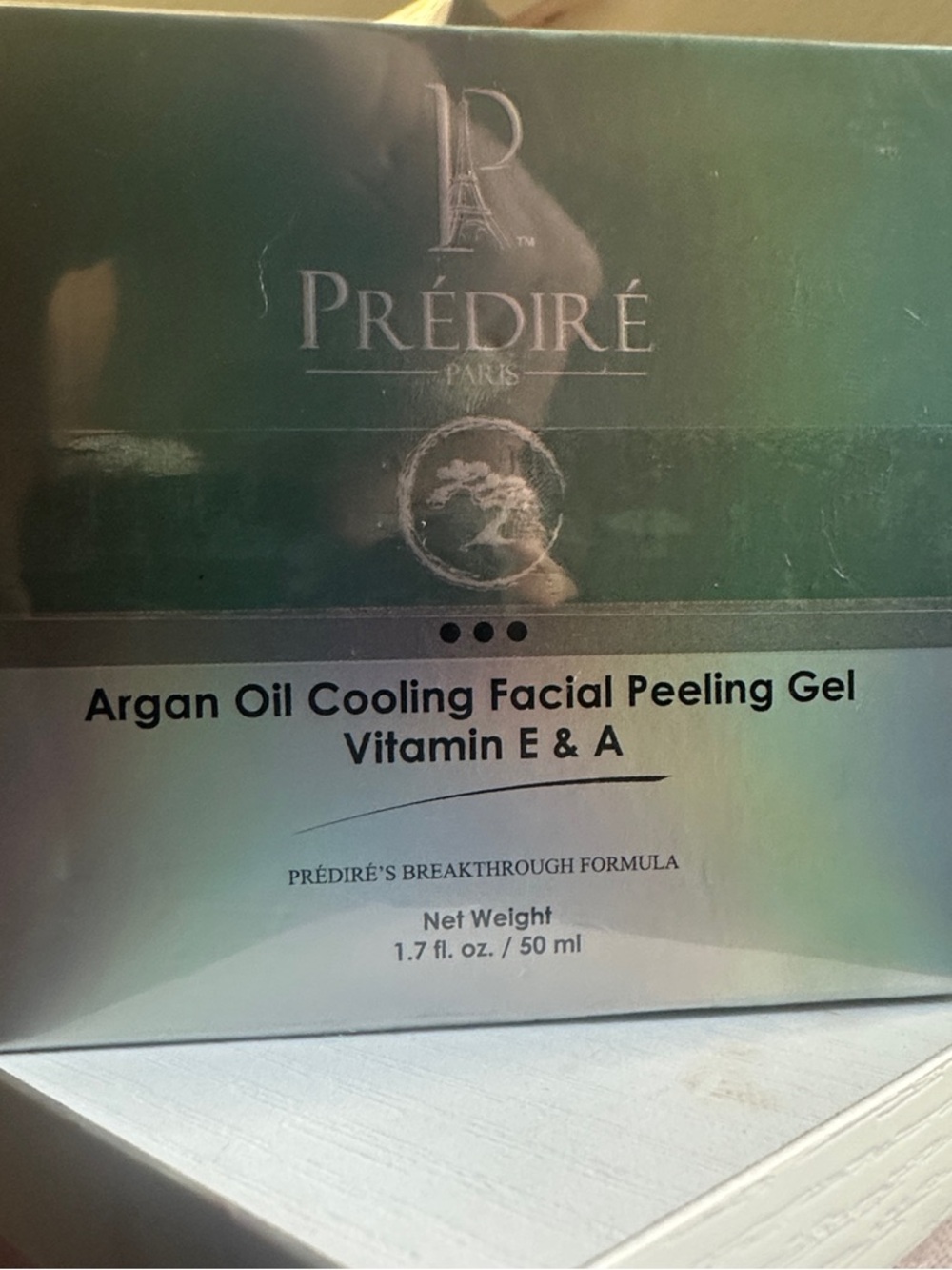 Argan Oil Cooling Facial Peeling Gel - Green